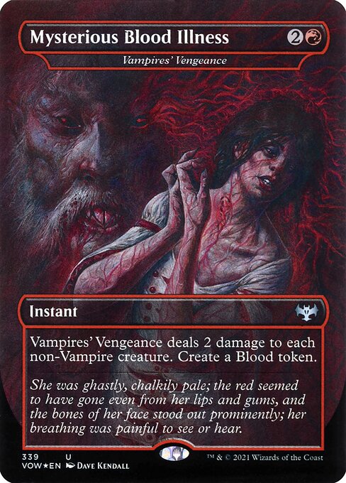 MTG Vampires' Vengeance VOW 339 Dracula Series Nonfoil front