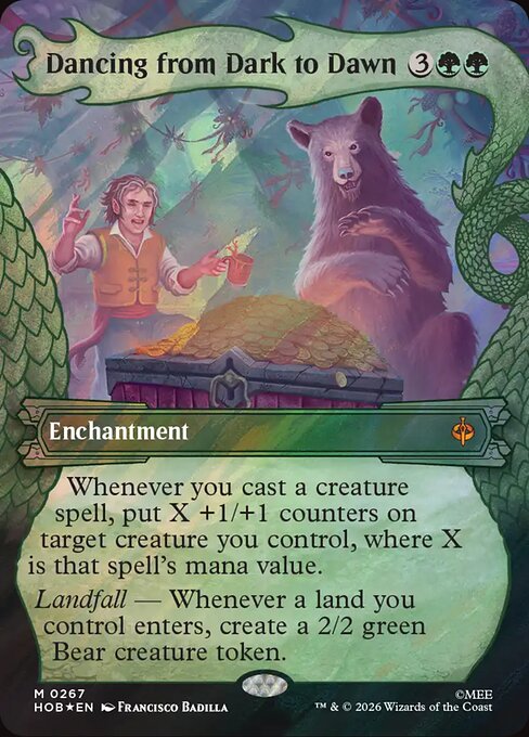 MTG Dancing from Dark to Dawn HOB 267 Alternate Art Nonfoil