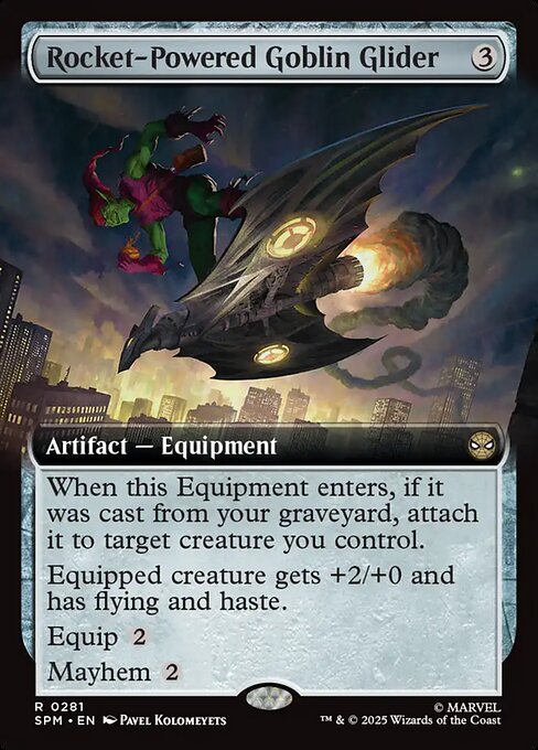 MTG Rocket-Powered Goblin Glider SPM 281 Extended Art Foil