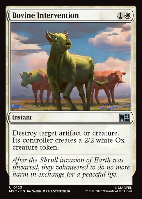 MTG Bovine Intervention MSC 123 Regular Surge Foil