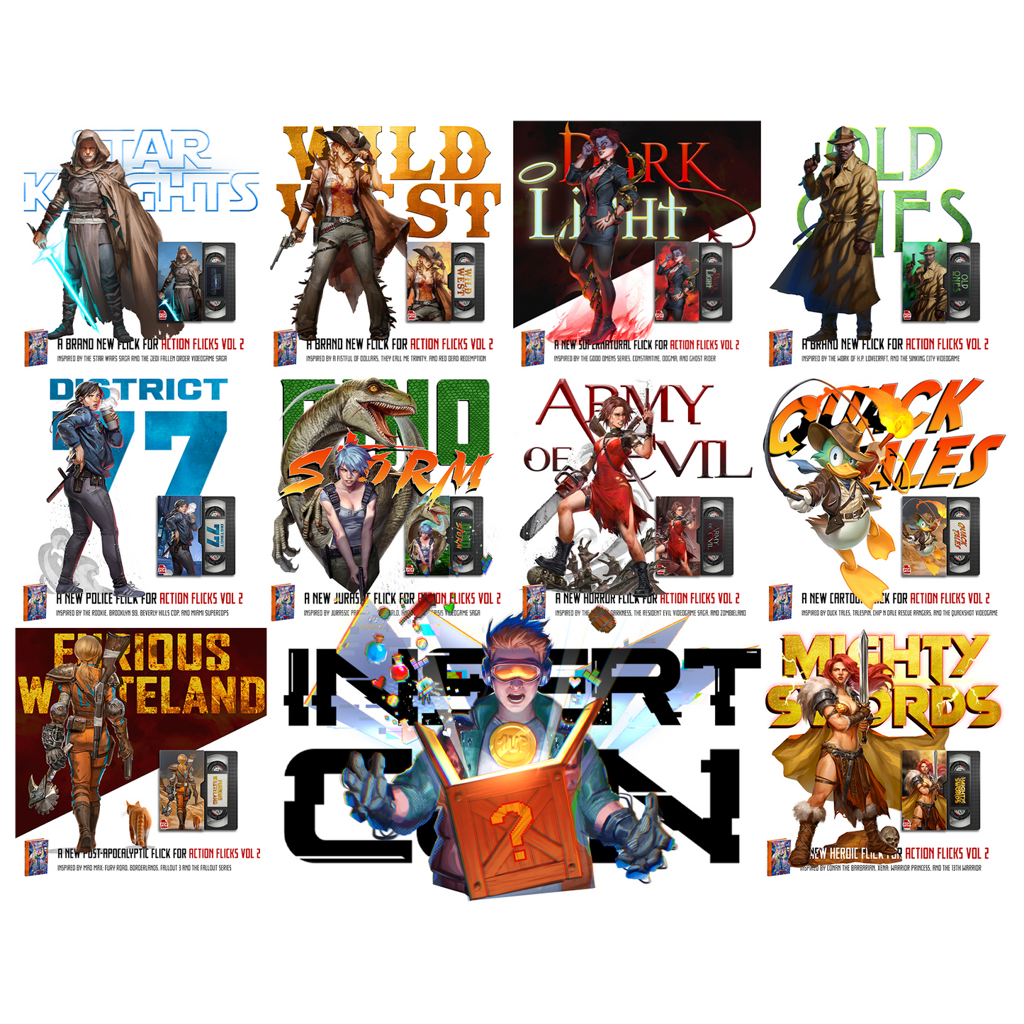 Outgunned Action Flicks – Volume 2 - Physical + Digital