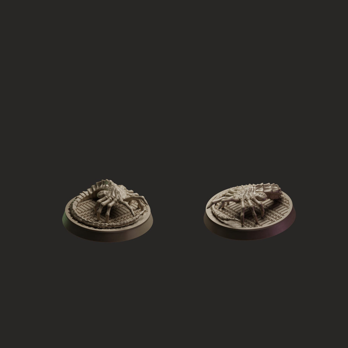 ALIEN RPG Evolved Edition Miniatures Set: Rapture Protocol Facehugger miniatures collection