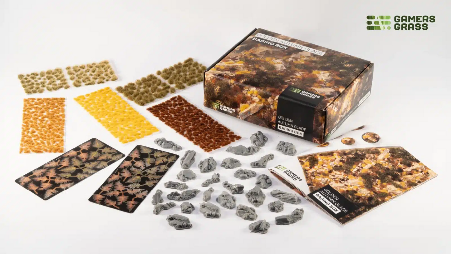 Gamers Grass Golden Autumn Glade Basing Box