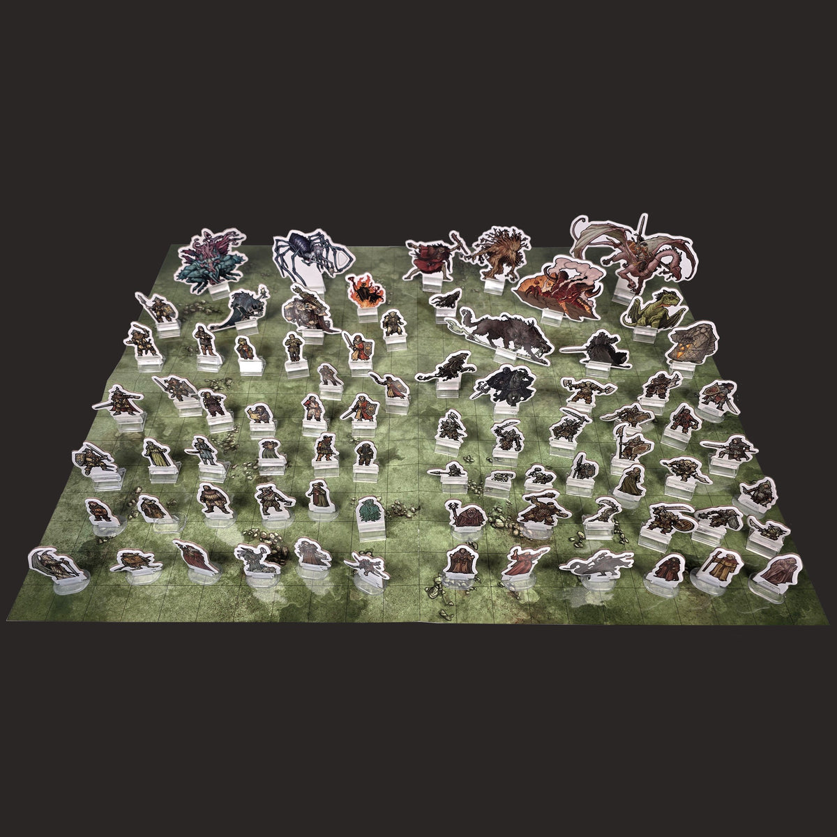 Dragonbane Friends & Foes Standee Set illustrated cardboard standees