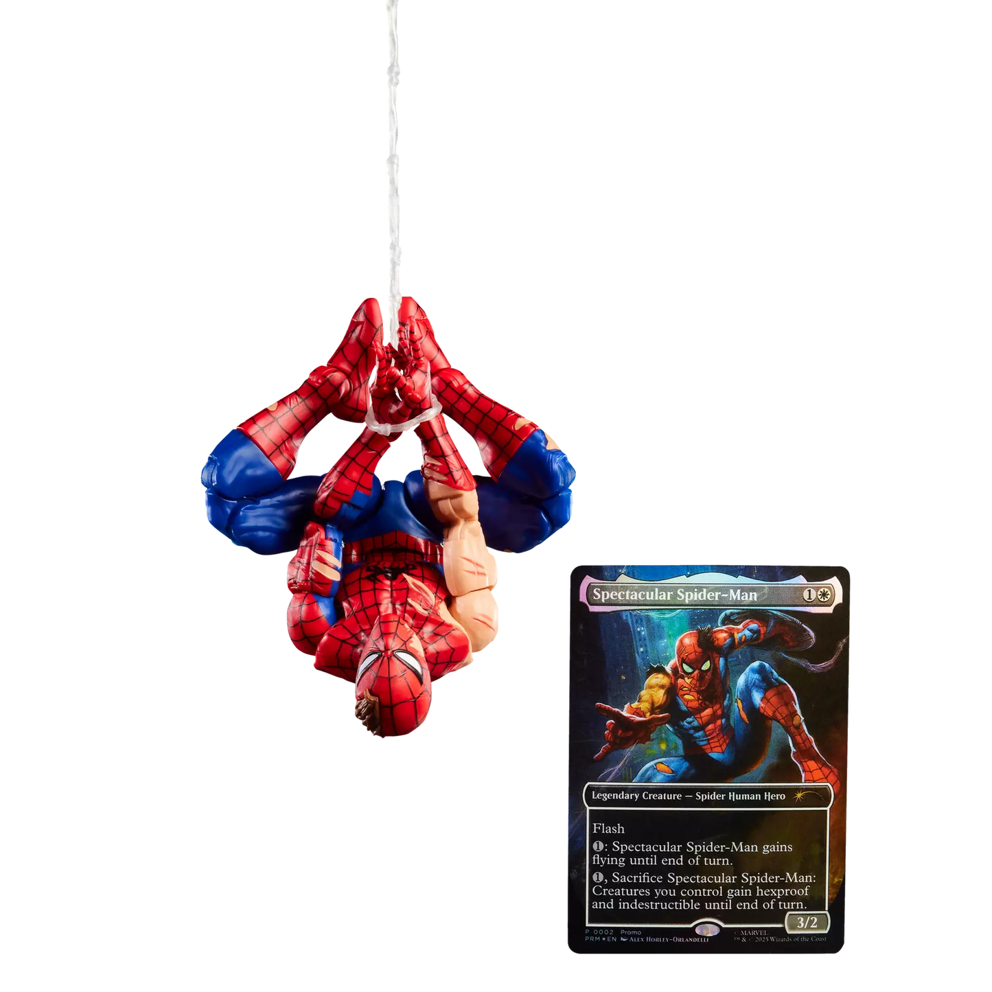 Marvel Legends Series Magic: The Gathering Battle-Damaged Spider-Man (preorder - Est Oct)