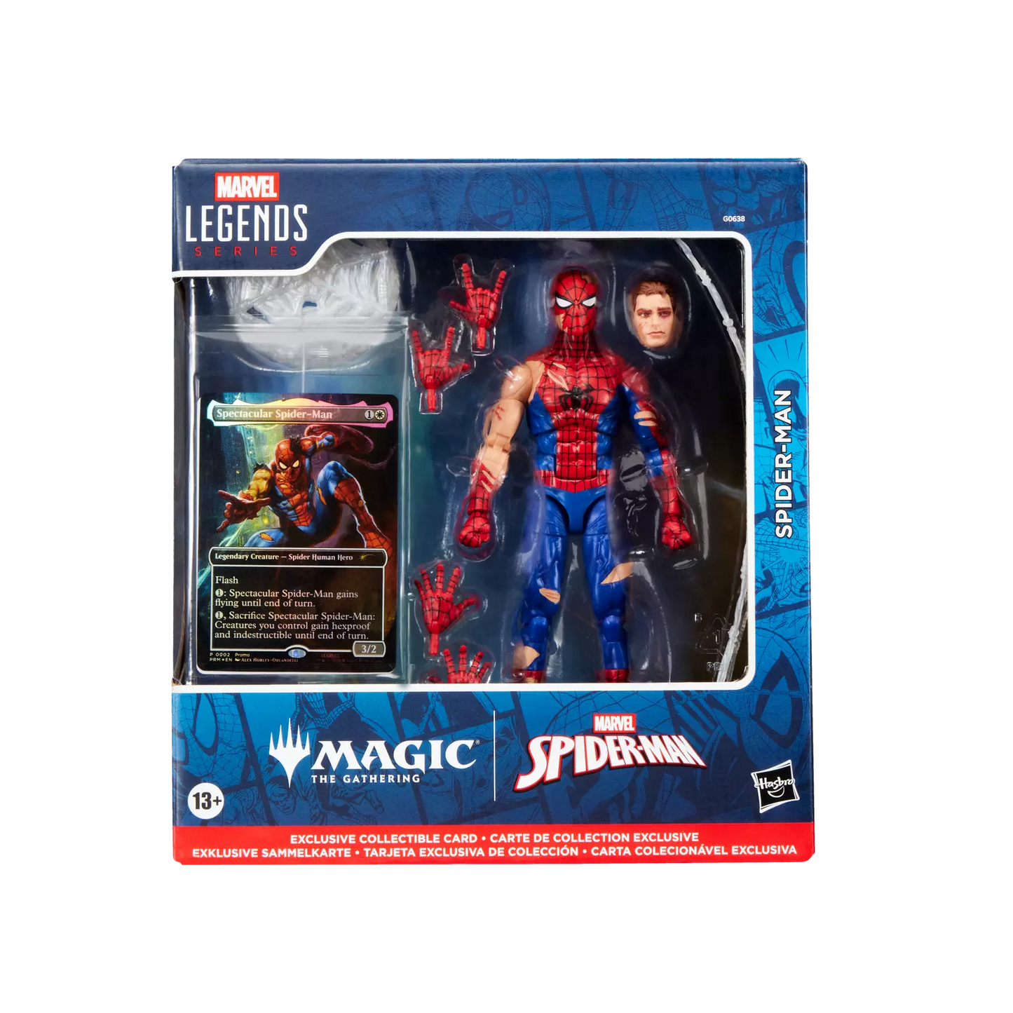 Marvel Legends Series Magic: The Gathering Battle-Damaged Spider-Man (preorder - Est Oct)