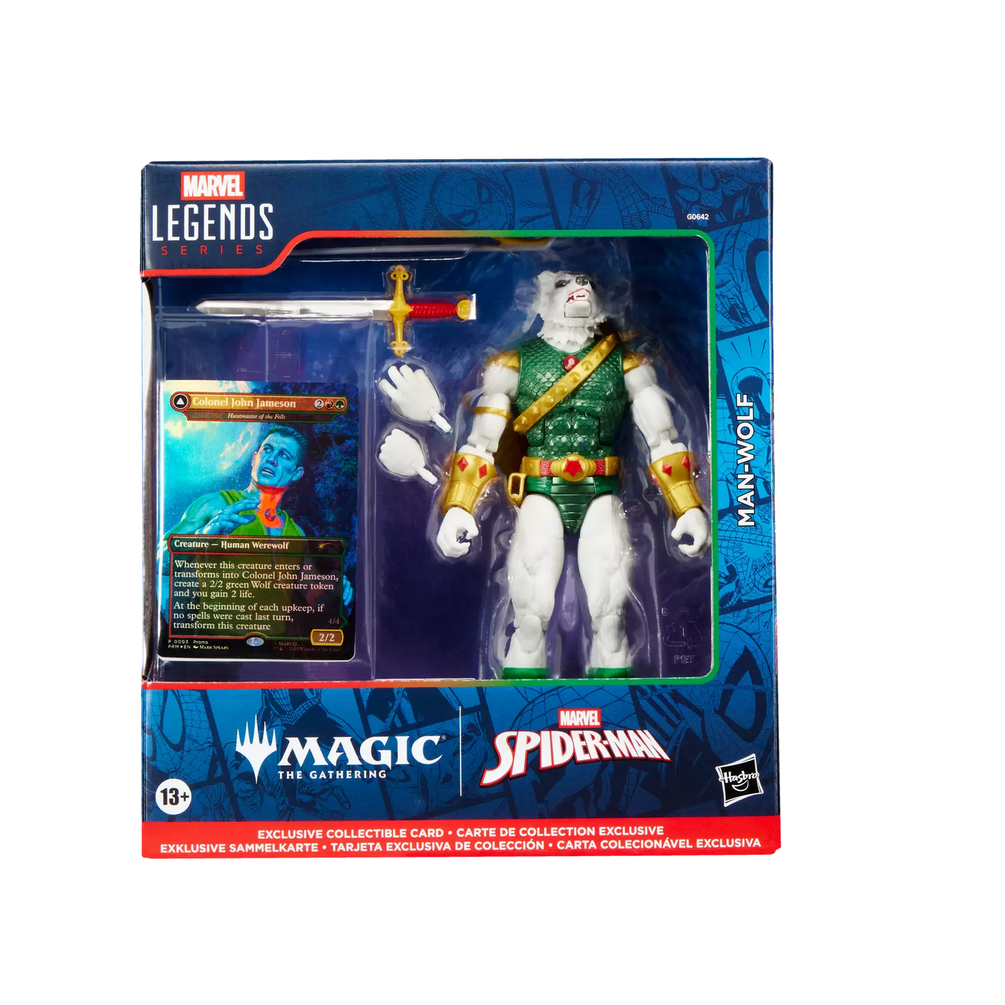 Marvel Legends Series Magic: The Gathering Man-Wolf (preorder - Est Oct)
