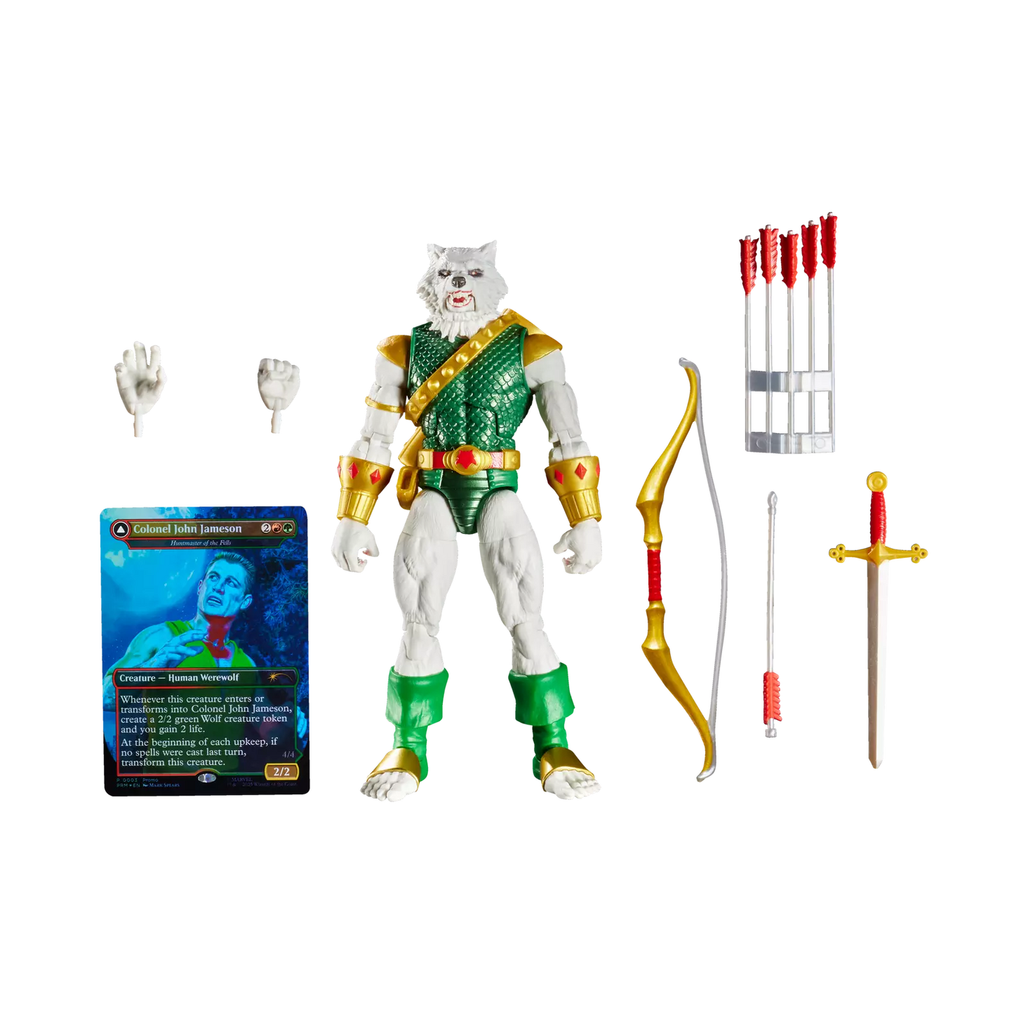 Marvel Legends Series Magic: The Gathering Man-Wolf (preorder - Est Oct)