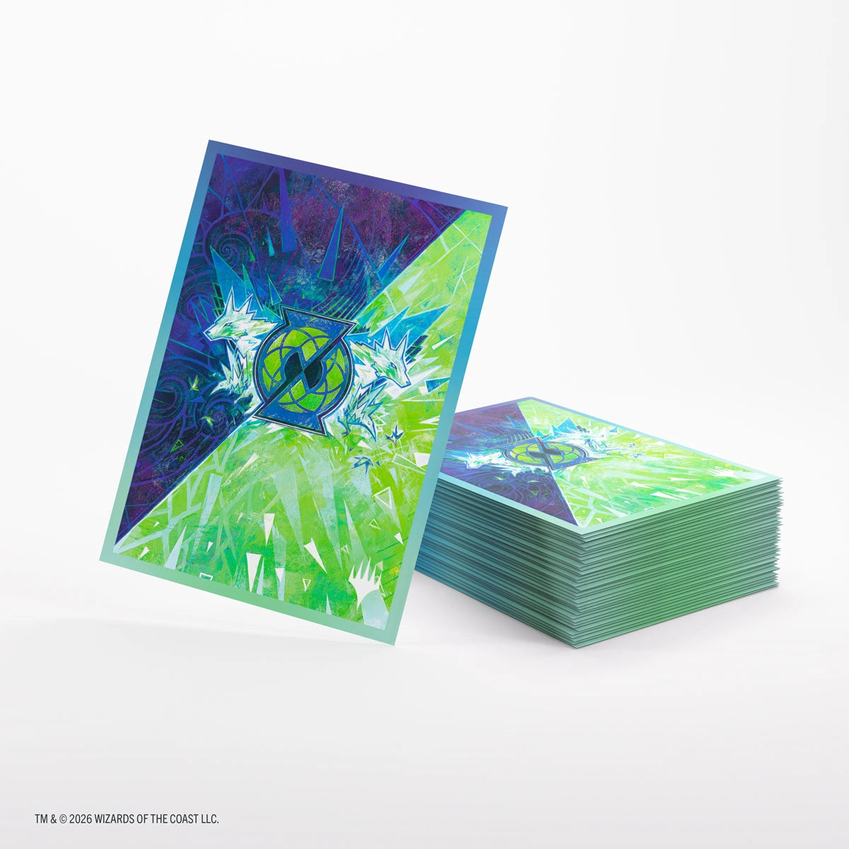 Gamegenic Magic The Gathering Secrets of Strixhaven Premium Art Sleeves - Quandrix (66 x 92 mm) (105 Sleeves Per Pack)