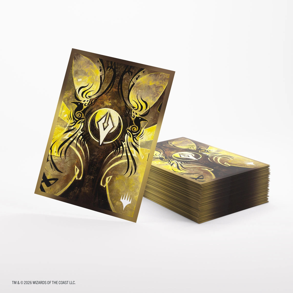 Gamegenic Magic The Gathering Secrets of Strixhaven Premium Art Sleeves - Silverquill (66 x 92 mm) (105 Sleeves Per Pack)