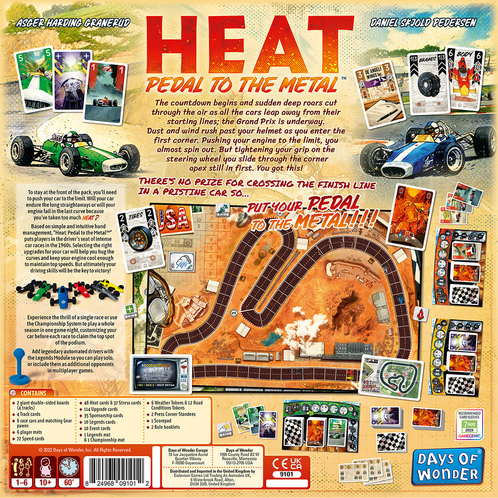 Heat Pedal to the Metal Box Back