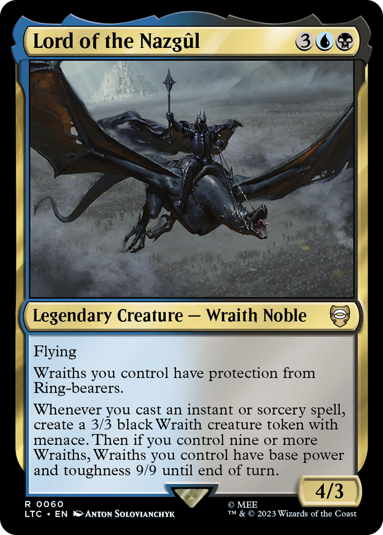 MTG Lord of the Rings Lord of the Nazgul