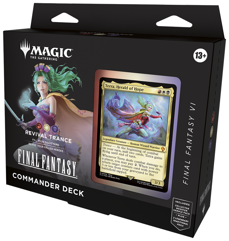 Magic Final Fantasy - Commander Deck Display