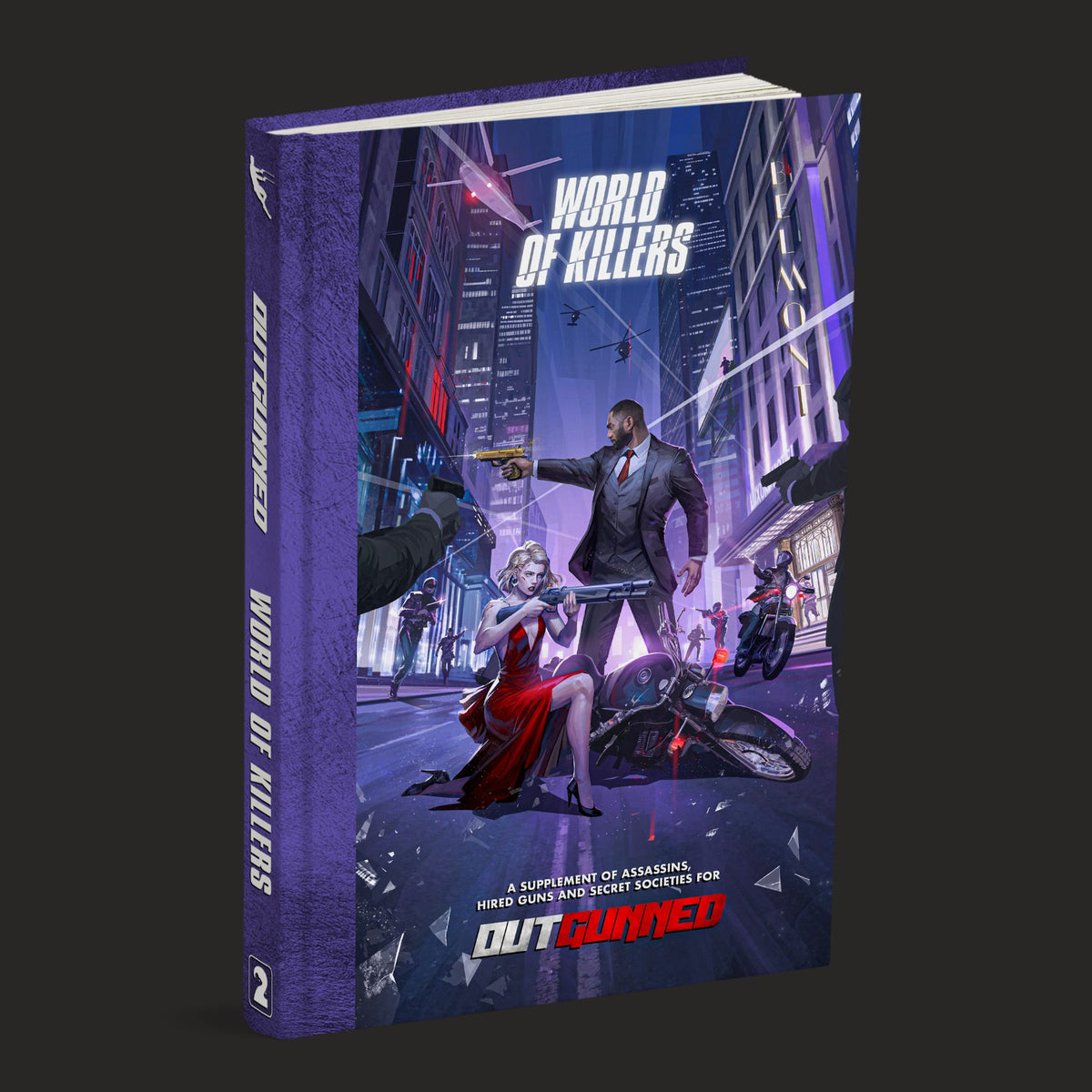 Outgunned World of Killers front cover and product presentation