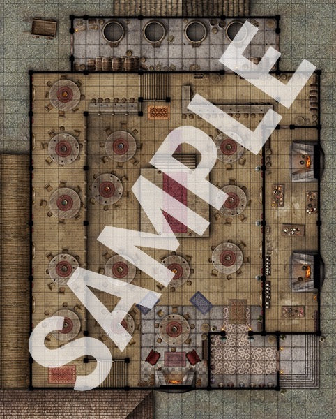 Pathfinder Accessories: FlipMat Classics: Urban Tavern