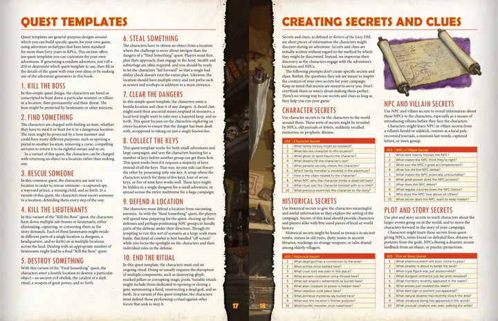 The Lazy DM's Companion - Physical & PDF (arriving in August 2025)