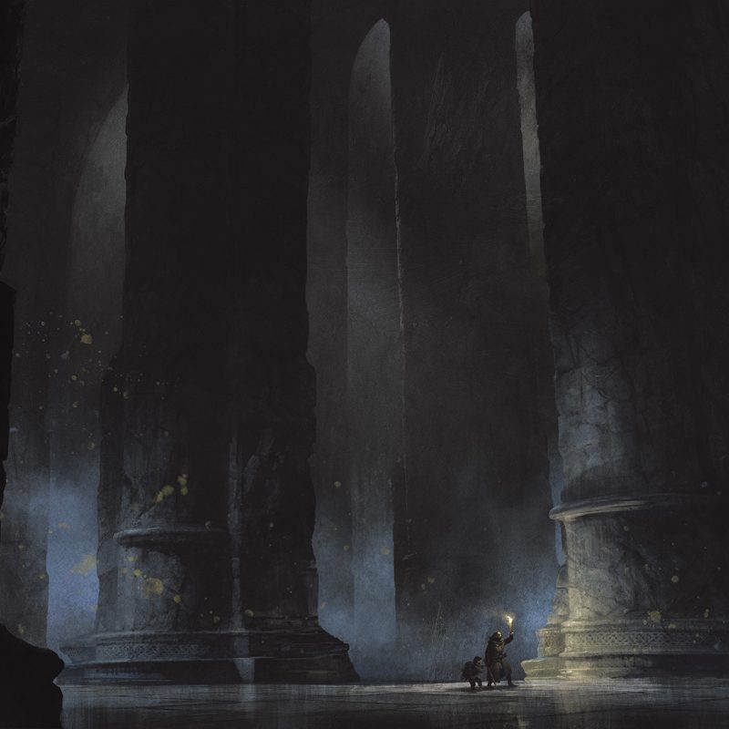 The One Ring RPG, Moria Through the Doors of Durin interior artwork view 10