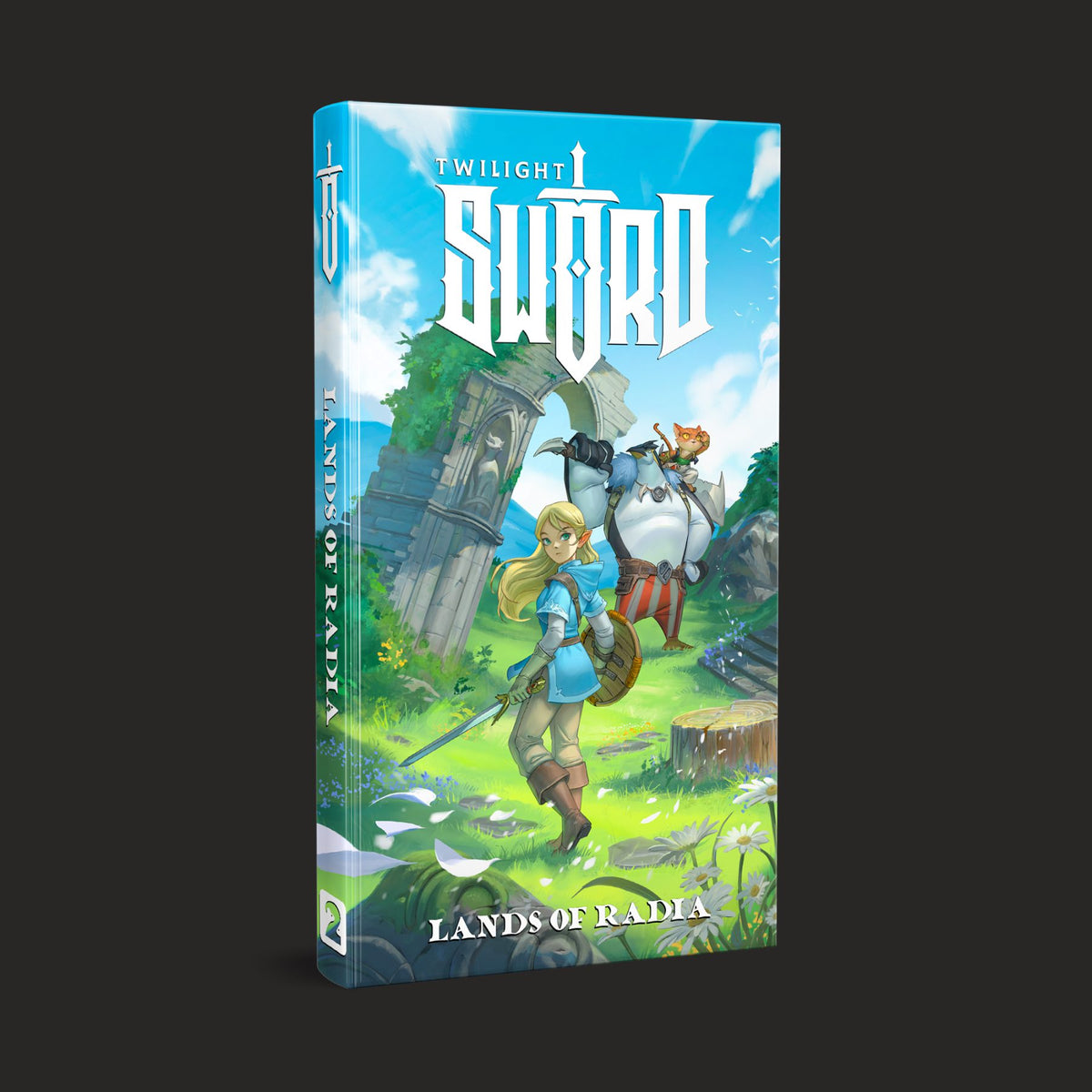 Twilight Sword RPG Lands of Radia cover and product presentation