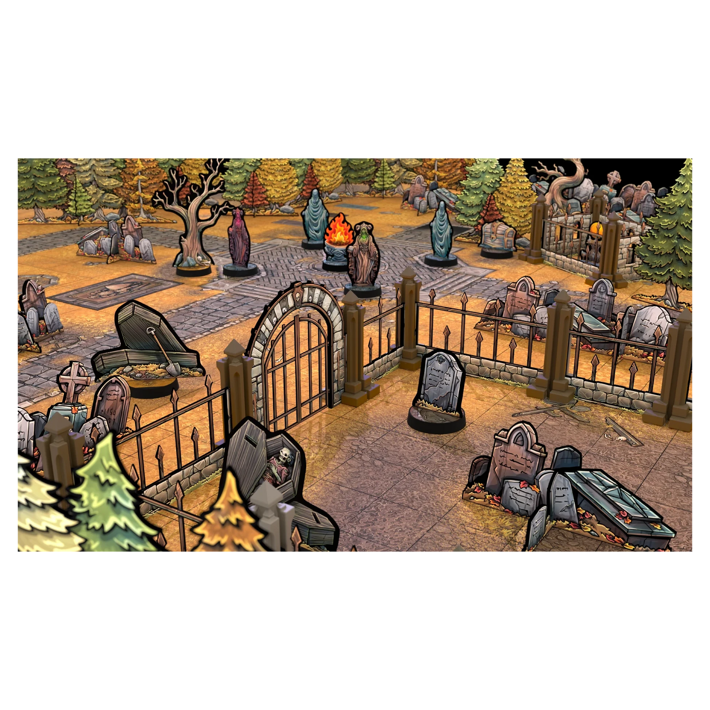 Vault of Mini Things Cemetery of Shadows - Terrain Expansion Pack Example