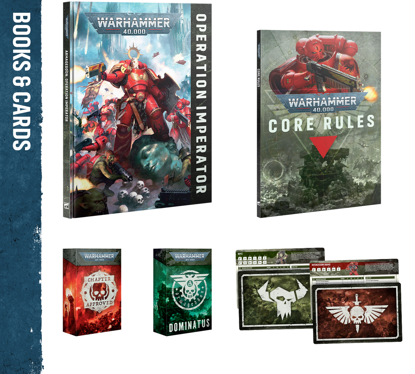 Warhammer 40k Armageddon Operation Imperator Core Rules and Cards