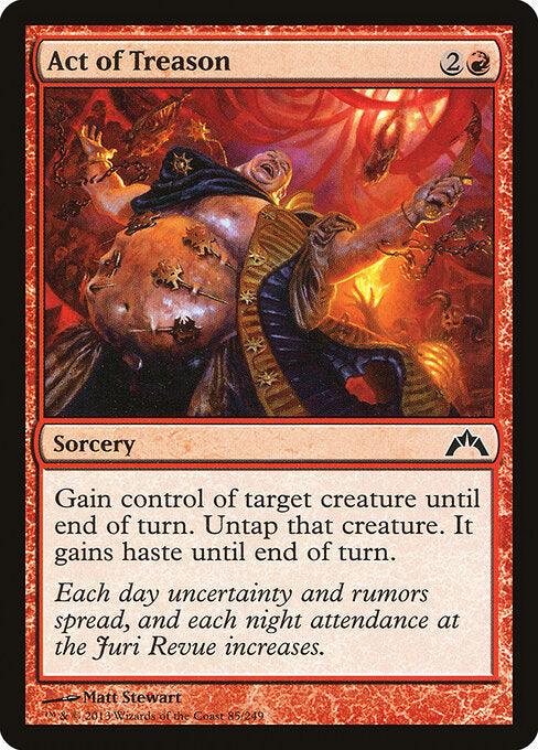 MTG Act of Treason GTC 085 Regular Nonfoil