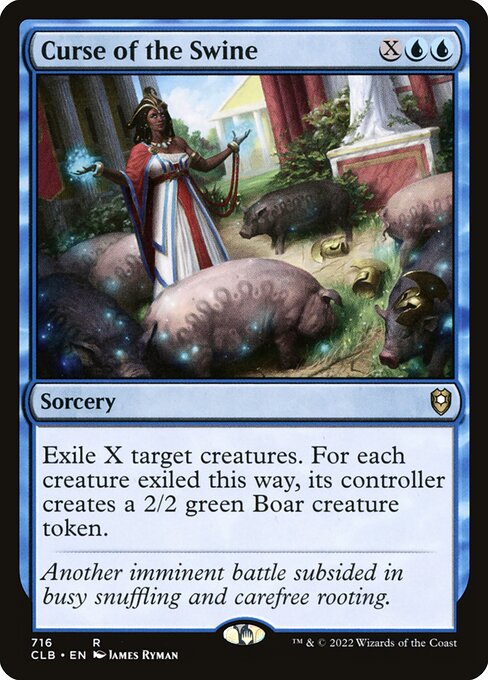 MTG Curse of the Swine CLB 716 Commander Deck Nonfoil
