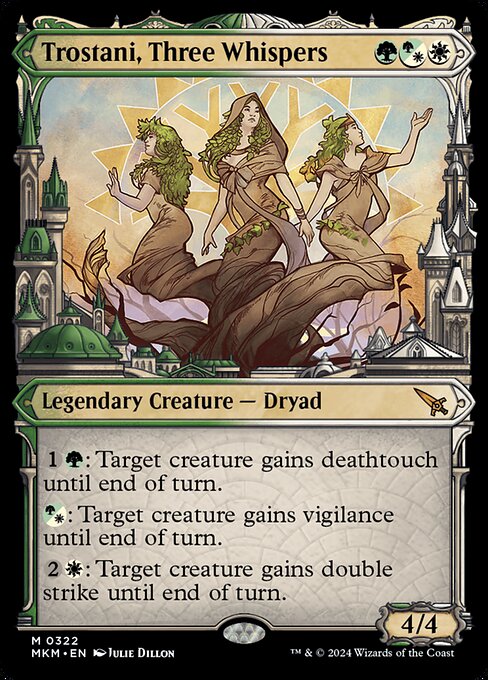 MTG Trostani, Three Whispers MKM 322 Showcase Ravnica City Nonfoil
