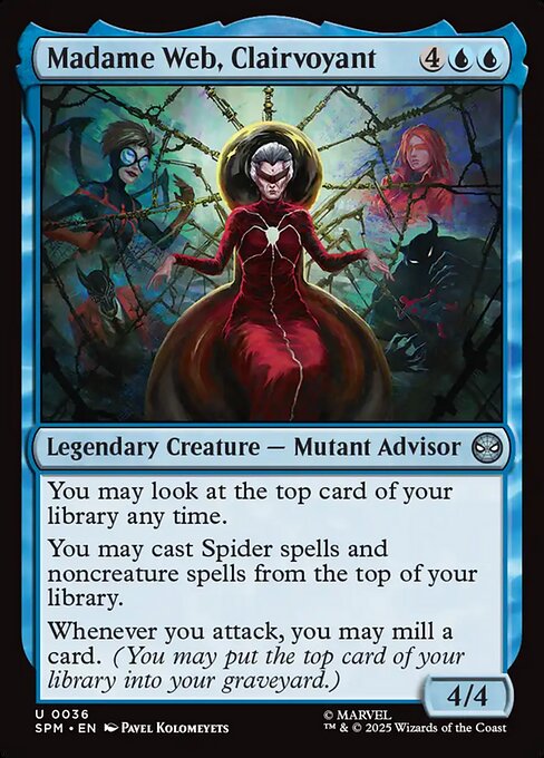 MTG Madame Web, Clairvoyant SPM 036 Regular Nonfoil