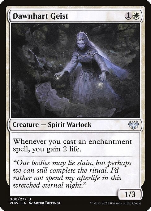 MTG Dawnhart Geist VOW 008 Standard Foil front