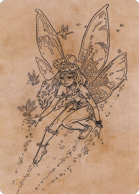 MTG Pixie Guide AAFR 078 Art Card