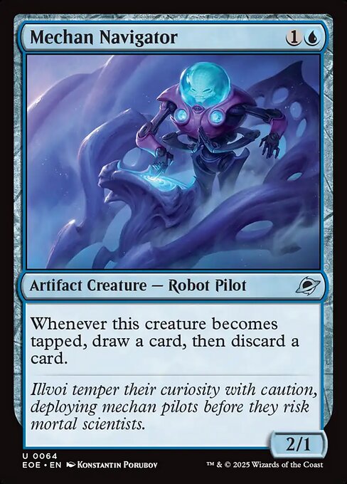MTG Mechan Navigator EOE 064 Regular Foil
