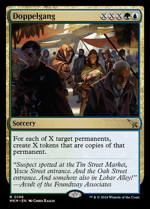 MTG Doppelgang MKM 198 Regular Foil