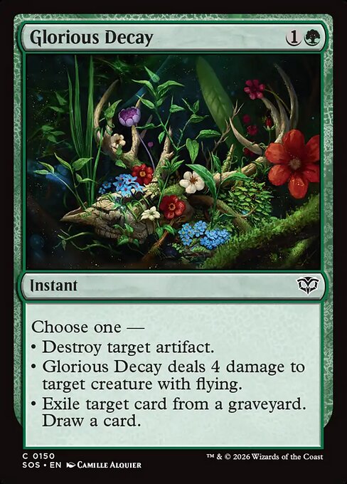 MTG Glorious Decay SOS 150 Regular Foil