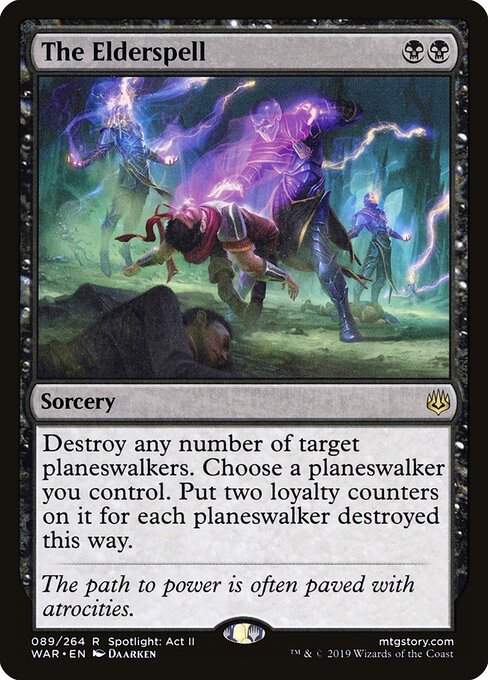 MTG The Elderspell WAR 089 Standard Nonfoil front