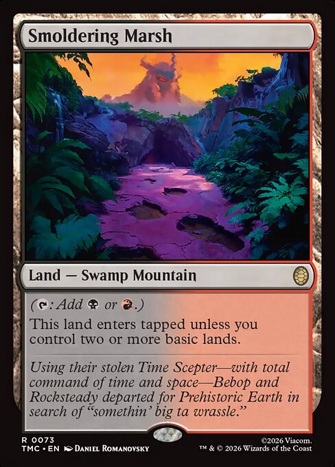 MTG Smoldering Marsh TMC 073 Regular Nonfoil