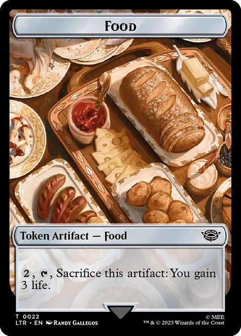 MTG Food Token LTR 022 Token Surge Foil