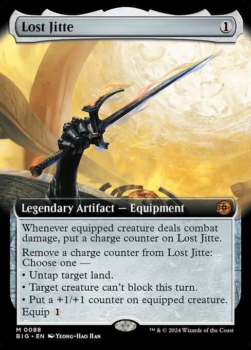 MTG Lost Jitte BIG 088 Extended Art Nonfoil