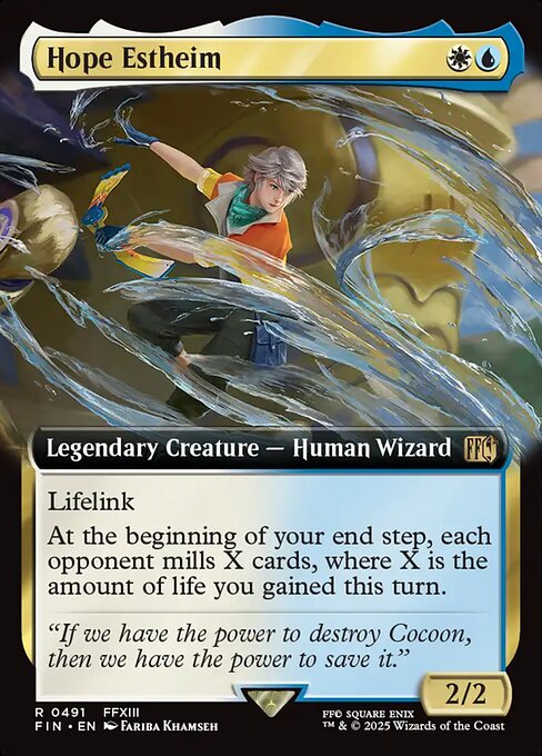MTG Hope Estheim FIN 491 Extended Art Foil