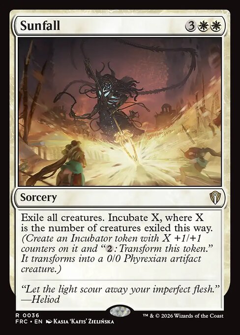 MTG Sunfall FRC 036 Standard Nonfoil front