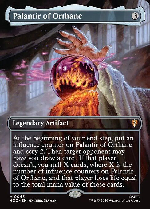 MTG Palantír of Orthanc HOC 045 Regular Foil