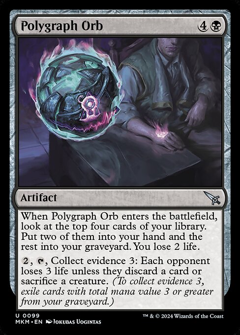 MTG Polygraph Orb MKM 099 Regular Foil