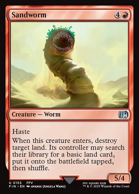 MTG Sandworm FIN 155 Regular Foil