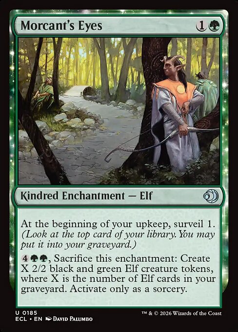 MTG Morcant's Eyes ECL 185 Regular Nonfoil