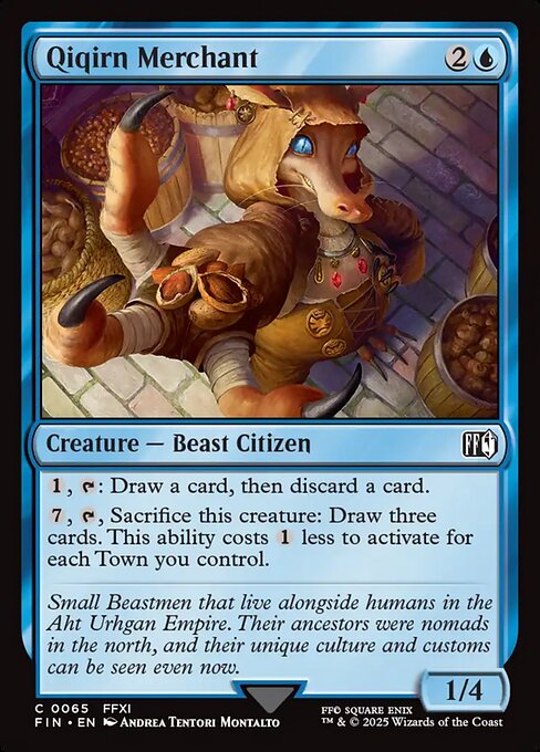 MTG Qiqirn Merchant FIN 065 Regular Foil