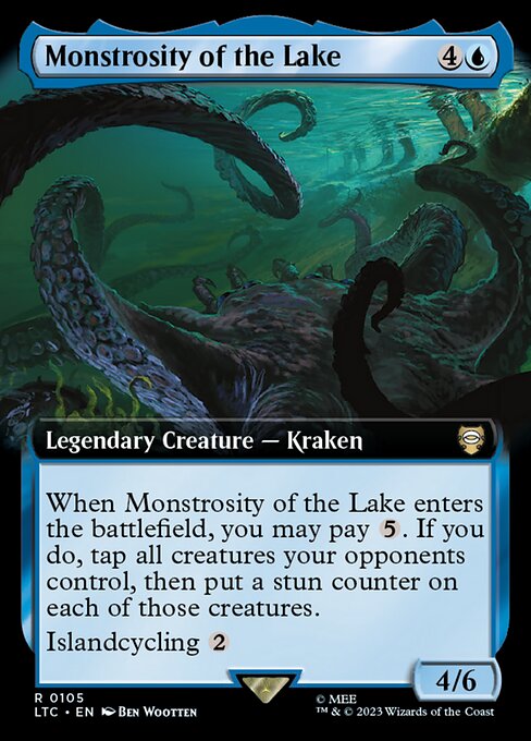 MTG Monstrosity of the Lake LTC 105 Extended Art Nonfoil