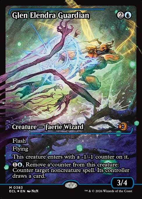 MTG Glen Elendra Guardian ECL 383 Full Art Foil