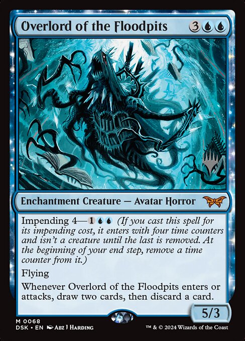 MTG Overlord of the Floodpits PDSK 068p Promo Pack Foil