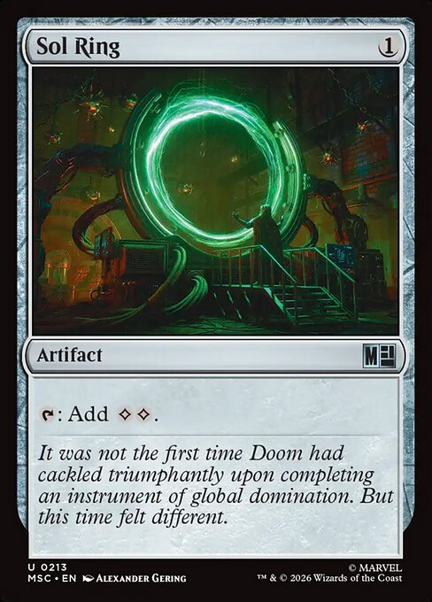 MTG Sol Ring MSC 213 Regular Surge Foil