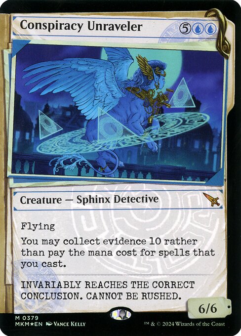 MTG Conspiracy Unraveler MKM 379 Invisible Ink Dossier Foil