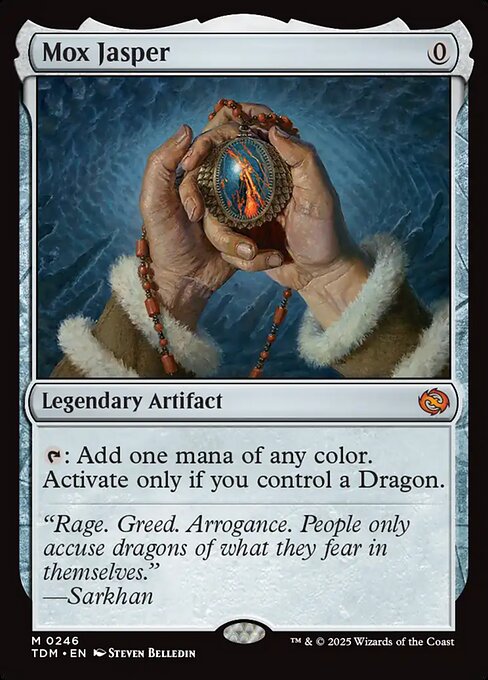 MTG Mox Jasper TDM 246 Regular Nonfoil